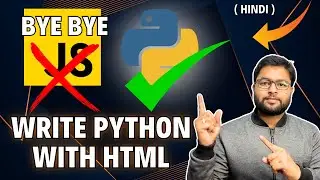 Write Python with HTML | No Javascript required | Hindi