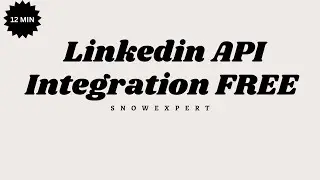 Linkedin API Integration FREE | Linkedin API Tutorial