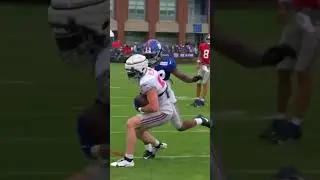 Danny Dimes highlights from today’s practice 🔥 #giants #nyg #shorts #nygiants