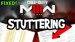 Fix Modern Warfare 3 FPS Drops & Stutters (100% FIX)