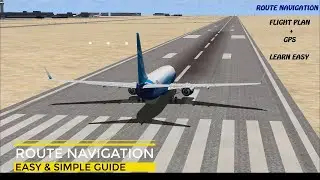 FSX How to Navigate Route - Setup Flight Plan + GPS | Easy Quick Simple Guide | [Learn Route Nav]