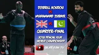 DJIBRILL AOUDOU V MUHAMMAD ZUBAIR | UK V PAKISTAN | 2018 PENCAK SILAT WORLD CHAMPIONSHIPS