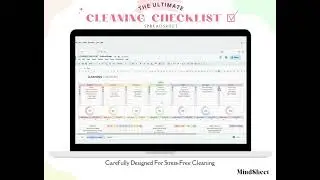 Cleaning Schedule Spreadsheet Google Sheets Template, Cleaning Checklist, Cleaning To Do List