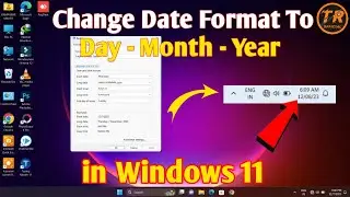 Windows11 Me Date Ka Setting Kaise Kare | How to Change Date Format in Windows11 - dd-mm-yyyy format