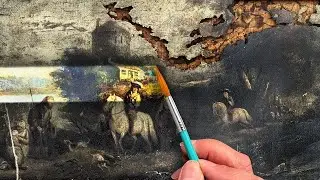 How An Attic Find Oil Painting Is Professionally Restored