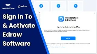 EdrawMax Tutorials | How to Sign in to & Activate Edraw Software