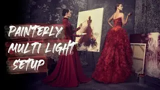 Creating a Painterly Multi Light Fashion Editorial with 4 lights + #scrim