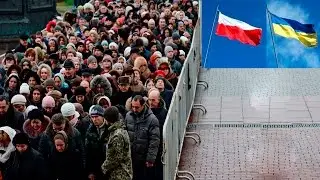 Shock!!!!! The queue at the border. The trip to Poland