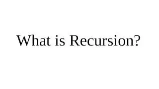 Quick Introduction to Recursion in Python