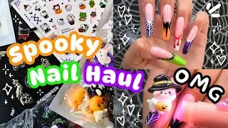 ⋆ ˚₊ 🎃 I found THE CUTEST HALLOWEEN NAIL SUPPLIES!!! 🍬 Testing New Poly Gel 👻₊˚ ⋆