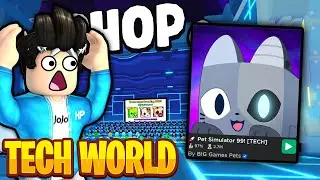 Die TECH WORLD ist endlich da in Pet Simulator 99! (-10.000 ROBUX)