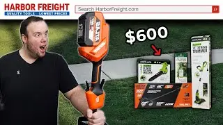 I Bought the CHEAPEST Lawn Tools at Harbor Freight!