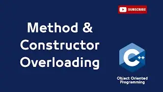 (14) Method and Constructor Overloading - Object-Oriented Programming (OOP)