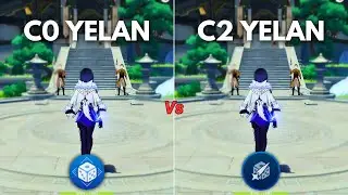 C0 vs C2 Yelan !! is C2 Yelan Worth?? [Genshin Impact]