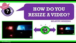 How to resize / scale a video with FFMPEG | Relative resizing 