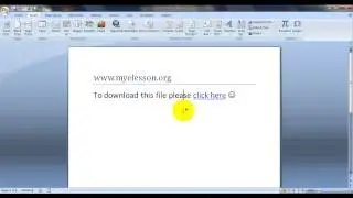 Create A Hyperlink In MS Word Hindi