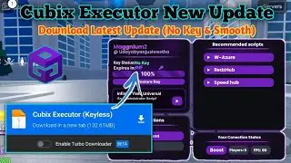 [Roblox] Cubix Executor New Update (Keyless - Infinite Key) Smooth & No Lag (Best)