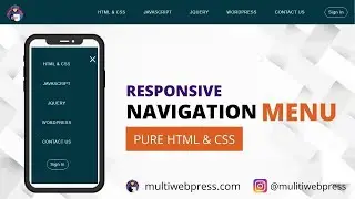 How to create Header in Html CSS & JavaScript?| Responsive Navigation bar | Navigation bar in HTML🔥🔥