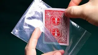 ЭТОТ ФОКУС ПОРАЗИЛ МЕНЯ | КАРТА СКВОЗЬ ПАКЕТ