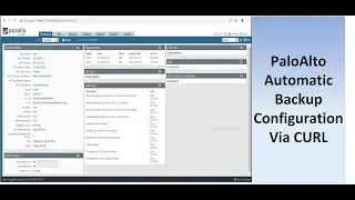 PaloAlto Automatic Backup Configuration | CURL