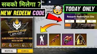 TODAY'S NEW REDEEM CODE FREE REWARDS | CREATORS CLASH REDEEM CODE | FREE FIRE REDEEM CODE TODAY