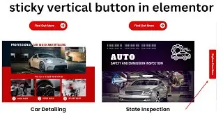 vertical button elementor | sticky vertical button in elementor