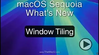 How to use the new Window Tiling feature in macOS Sequoia! #apple #macos #macossequoia #desktop #mac