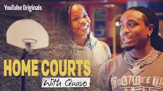 Quavo hangs with Melissa Proctor, Atlanta Hawks| Home Courts With Quavo