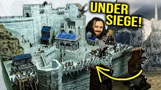 Battle of Minas Tirith! The BIGGEST Scenery project in YouTube History UNDER SIEGE | Battle Report