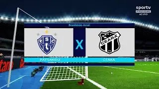 PAYSANDU X CEARÁ BRASILEIRÃO SÉRIE B PES 2017 PATCH BMPES