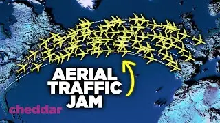 Why All Planes Take This Overcrowded Path Across The Atlantic Ocean - Cheddar Explains