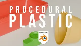 Plastic material in Blender