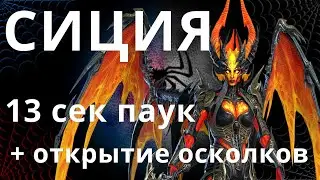 Raid Shadow Legends Сиция Пламенная \ Sicia Flametongue 25 паук + открытие осколков