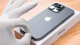 Apple iPhone 15 Pro Max Black Titanium Unboxing 256 GB + Comparison 15 Pro Natural Aesthetic ASMR