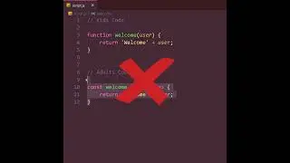 JavaScript Shorthand Tip: Arrow Functions | #shorts