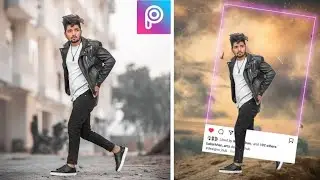 3D Instagram Post In Picsart New Trick |Picsart Photo Editing Tutorial.