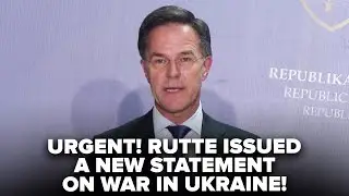 💥Rutte SHOCKED with New Statement on the War in Ukraine! - Just listen!