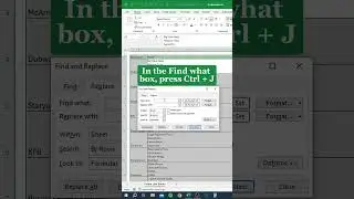How to Delete Line Breaks in Excel‼️ 