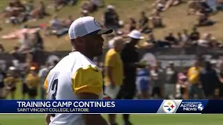 Day 2 of Steelers training camp