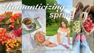 living like my *SPRING* pinterest board 🌸 aesthetic spring vlog