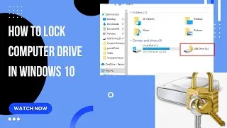 How to lock computer drive in windows 10 | How to lock internal hard disk with password