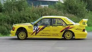 Kongsvinger Rallysprint 24 - Herbjørn Haug/Alina Haug (Mercedes 190E 2.5 16V) #rally