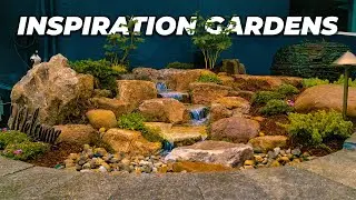 This Waterfall is Called "Front Door Falls" for a reason! | Inspiration Gardens Part 2