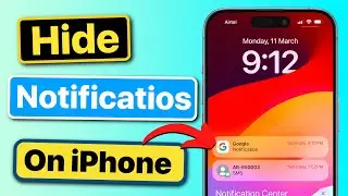 How to Hide Notifications on Lock Screen on iPhone? Hide Message Content  on Lock Screen 2024