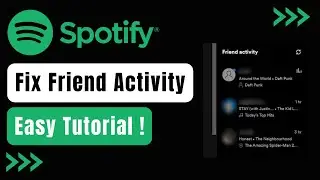 How To Fix Spotify Friend Activity !