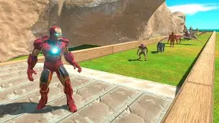 Iron Man vs All Units - Animal Revolt Battle Simulator