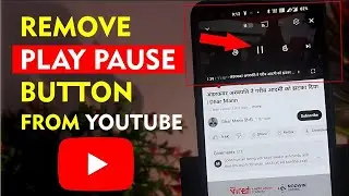 How To Remove Play Pause Button From Youtube Shorts And Long Video| turn off accessibility youtube