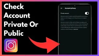 How To Check Your Instagram Account Is Private Or Public (2024)