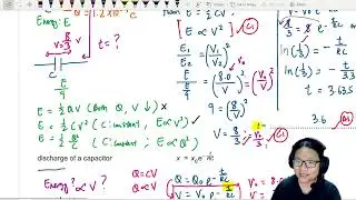 FM22 P42 Q5 Capacitor Energy Discharge | Feb/March 2022 | Cambridge A Level 9702 Physics