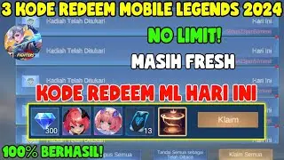 BURUAN! 3 KODE REDEEM ML HARI INI KODE REDEEM MOBILE LEGENDS KODE REDEEM ML TERBARU AGUSTUS 2024